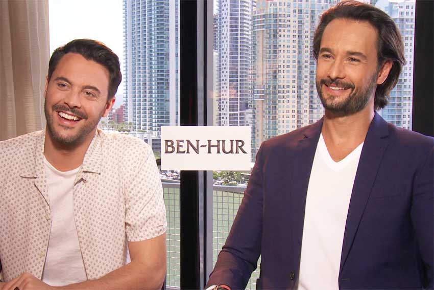 Rodrigo Santoro and Jack Huston Talk Ben Hur and Spiritual Themes