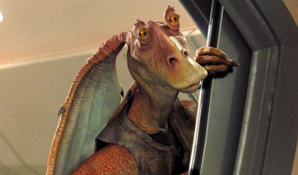 Jar Jar Binks Photo Bombs New Star Wars The Force Awakens Trailer