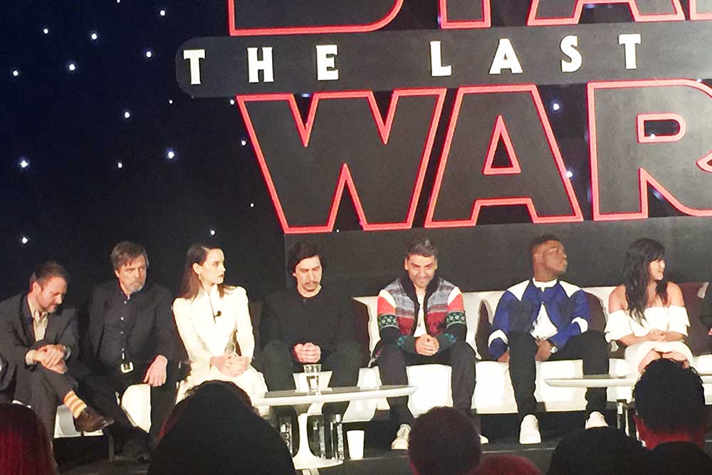 Watch Full Interview: Star Wars: Last Jedi Press Conference