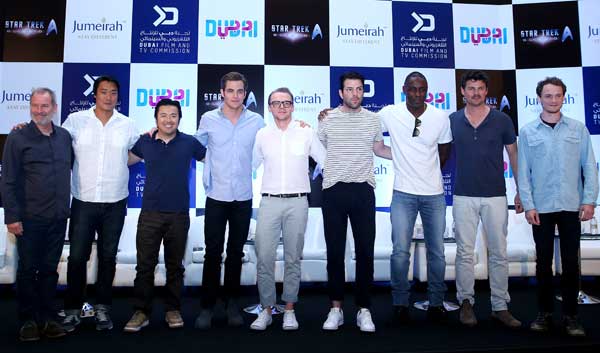 'Star Trek Beyond' Crew Land in Dubai