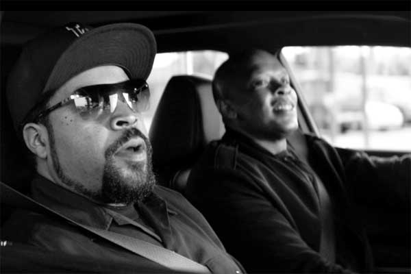 Straight Outta Compton Red Band Trailer and New Movie Poster with Ice Cube & Dr. Dre Intro