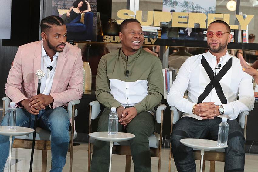 Superfly Trevor Jackson Jason Mitchell Director X at LA Press Conference