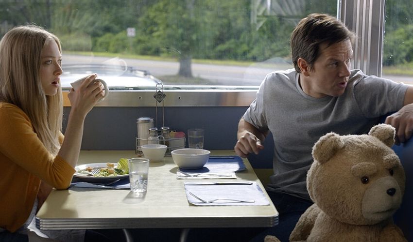 Ted2 Mark Wahlberg and Amanda Seyfried