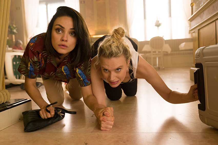 Mila Kunis and Kate McKinnon in The Spy Who Dumped Me