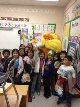 The Lorax and Las Chivas Mascot Join Forces For School Book Tour
