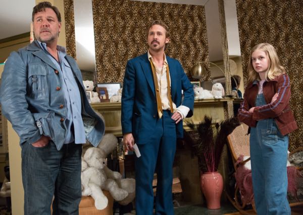 The Nice Guys Russell Crowe, Angourie Rice, Ryan Gosling 
