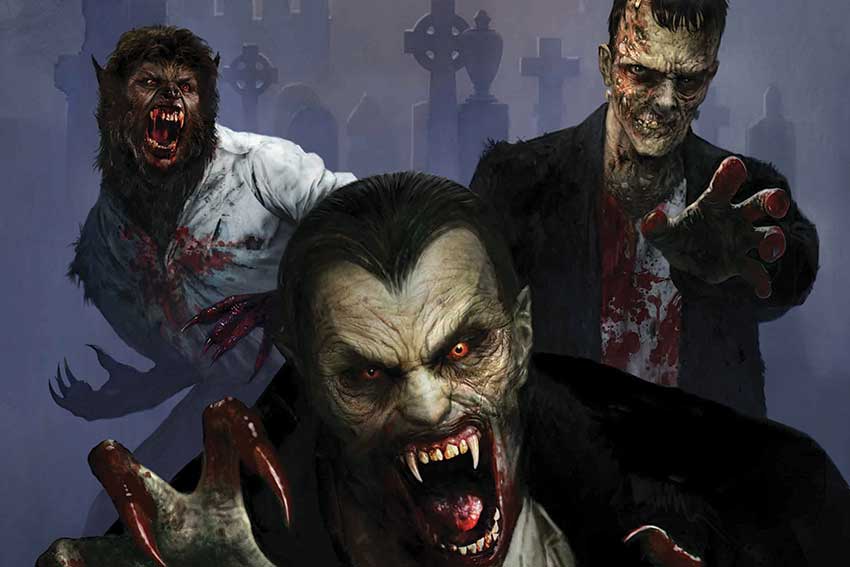 Universal Monsters maze at USH HHN 2018