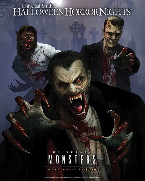 Universal Monsters Resurrected For Universal Studios' Halloween Horror Nights With Original Score By Slash