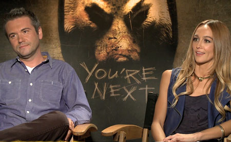 Fun with YOU’RE NEXT Stars