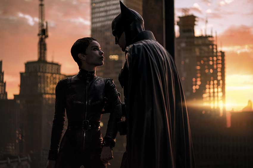 batman 2022 robert pattinson zoe kravitz