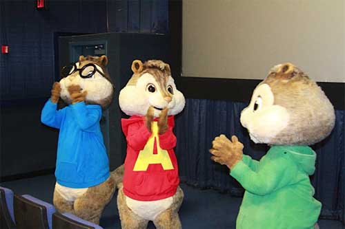 Alvin and the Chipmunks Do Their Part for Charity in Miami