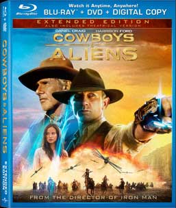Jon Favreau Star of COWBOYS & ALIENS Blu-Ray Release