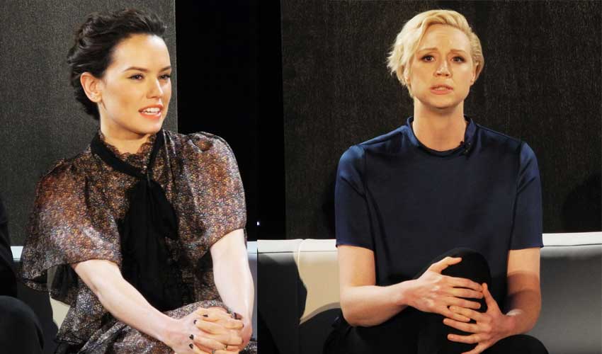 Daisy Ridley and Gwendoline Christie StarWars interview