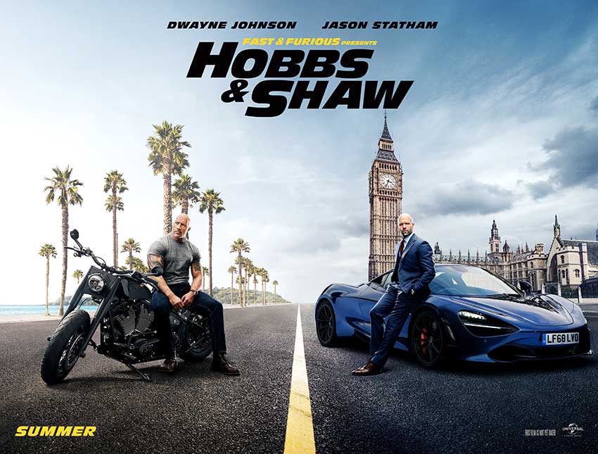  New Movie Poster and Trailer: Hobbs & Shaw, The Holy Trinity of Testosterone 