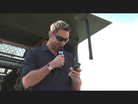 Hugh Jackman at Comic Con for Real Steal