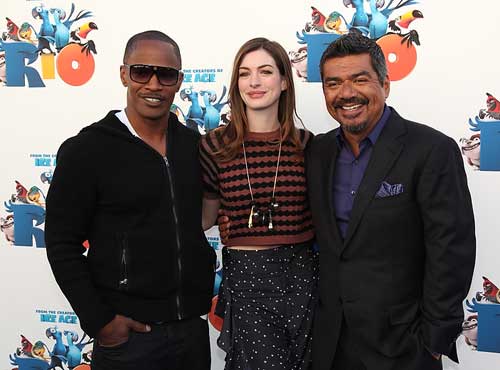 Sneak Peek: Jamie Foxx, Anne Hathaway, George Lopez at RIO Movie Preview