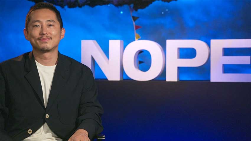 Steven Yeun Said 'Nope' To The Heat While Making the Jordan Peele Movie Under the Hot Sun