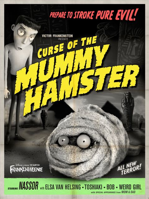 Frankenweenie Curse Of Mummy Hamster