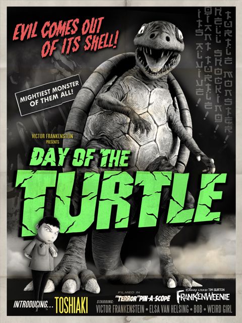 Frankenweenie Turtle Monster
