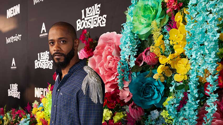 LaKeith Stanfield at the I Love Boosters Los Angeles premiere
