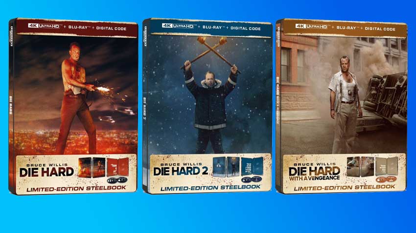 Die Hard Trilogy coming to 4K Steelbooks