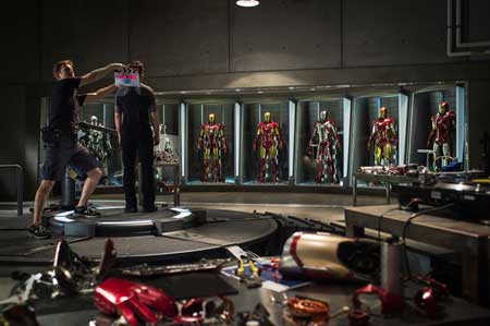 Iron Man 3 first set photo