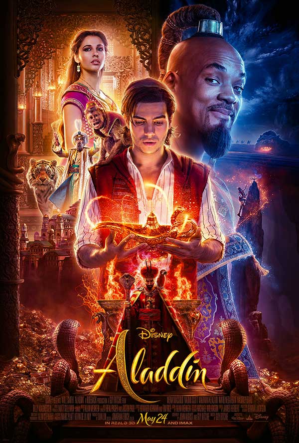 ALADDIN Disney movie poster 2019