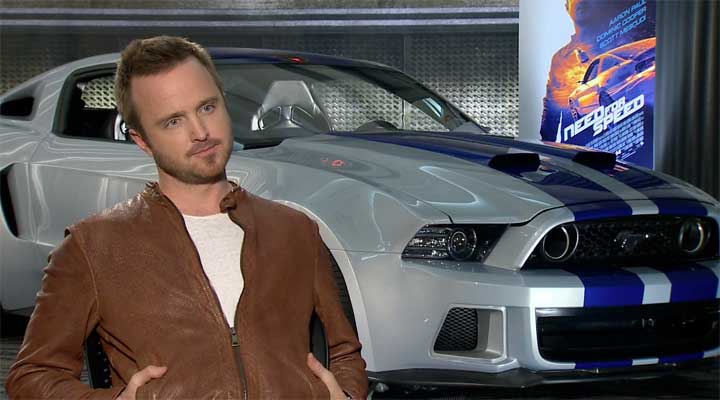 Need for Speed movie trailer video Aaron Paul