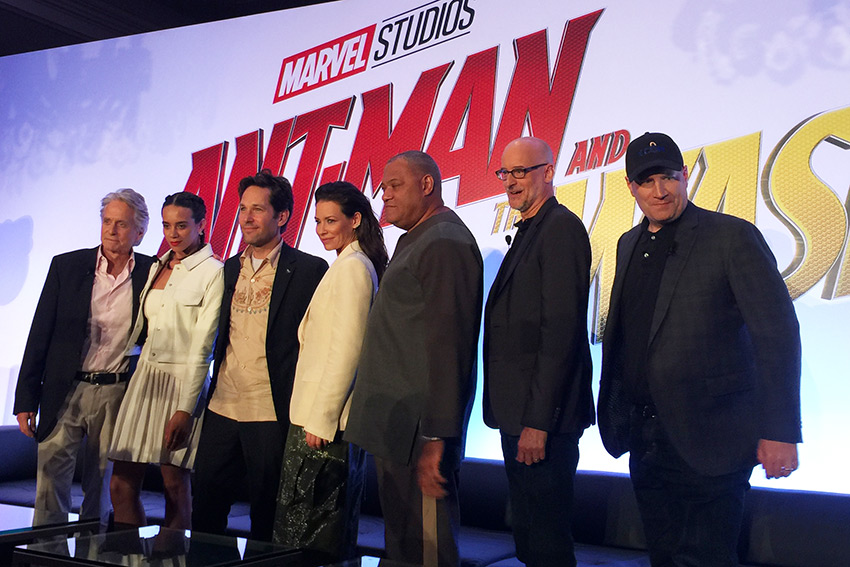 AntMan and Wasp Los Angeles Press Conference group