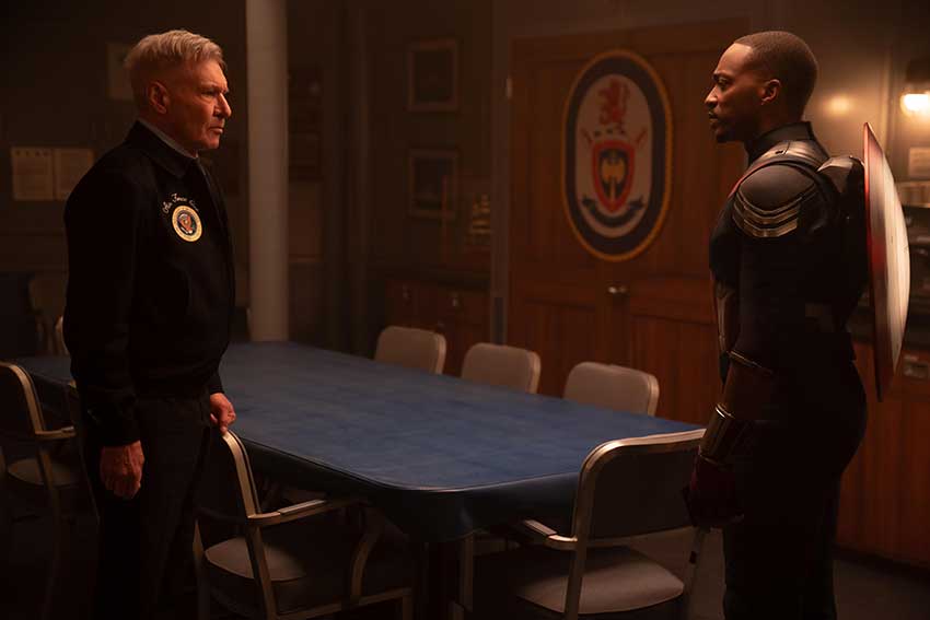 Anthony Mackie Harrison Ford Brave New World movie review