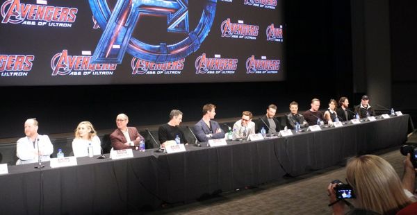 Avengers 2 press conference interviews