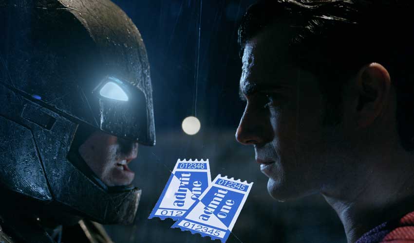 Batman v Superman Ben Affleck & Henry Cavill giveaway