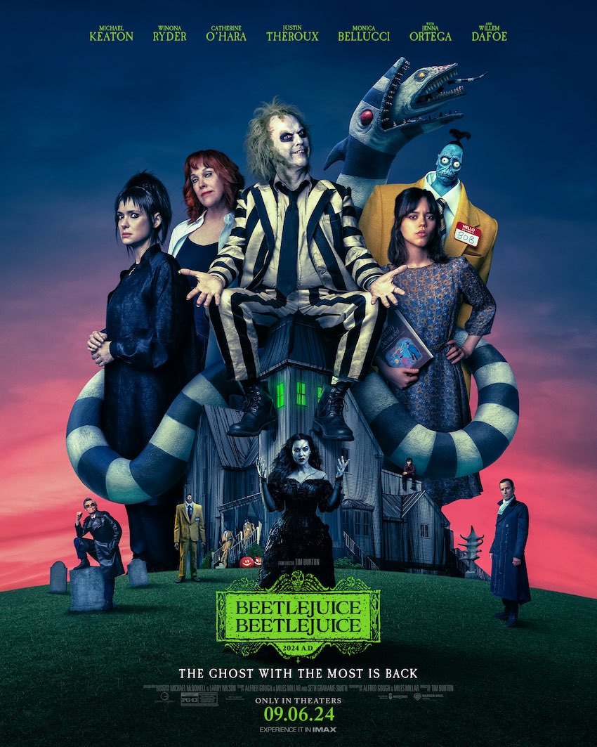 Beetlejuice Beetlejuice 2024 movie poster