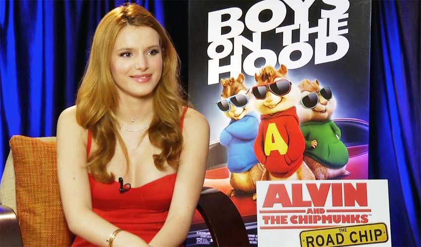 Bella Thorne Alvin Chipmunks interview