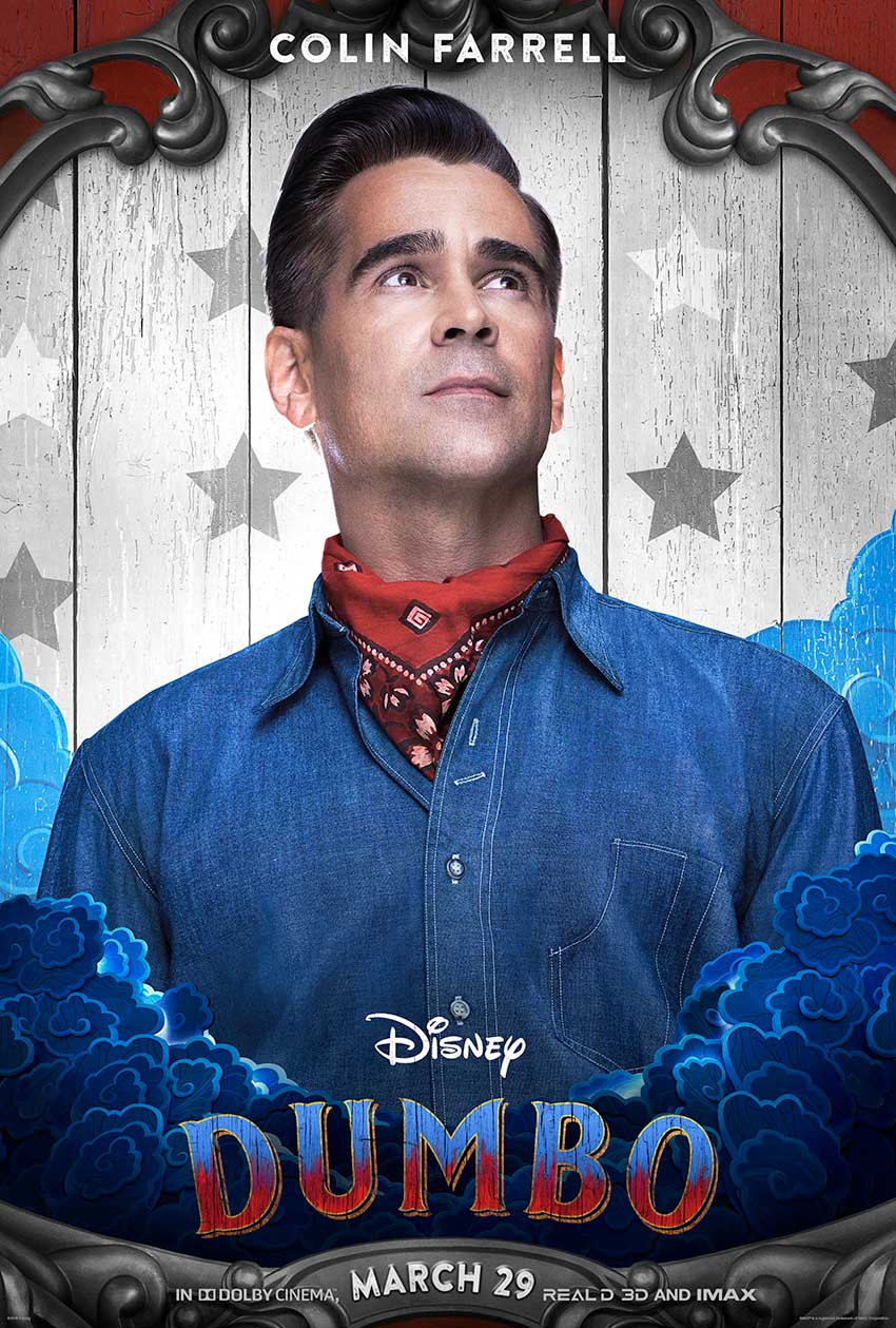 Dumbo movie Colin Farrell character poster