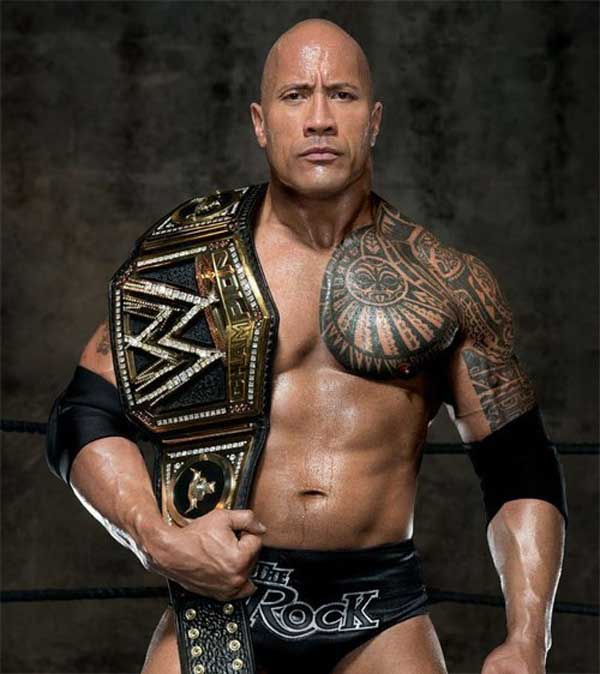 Dwayne-Johnson-WWE-Champion