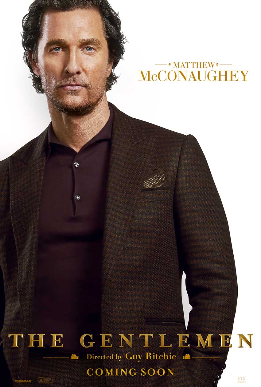 TheGentlemen Charcter Posters Matthew McConaughey