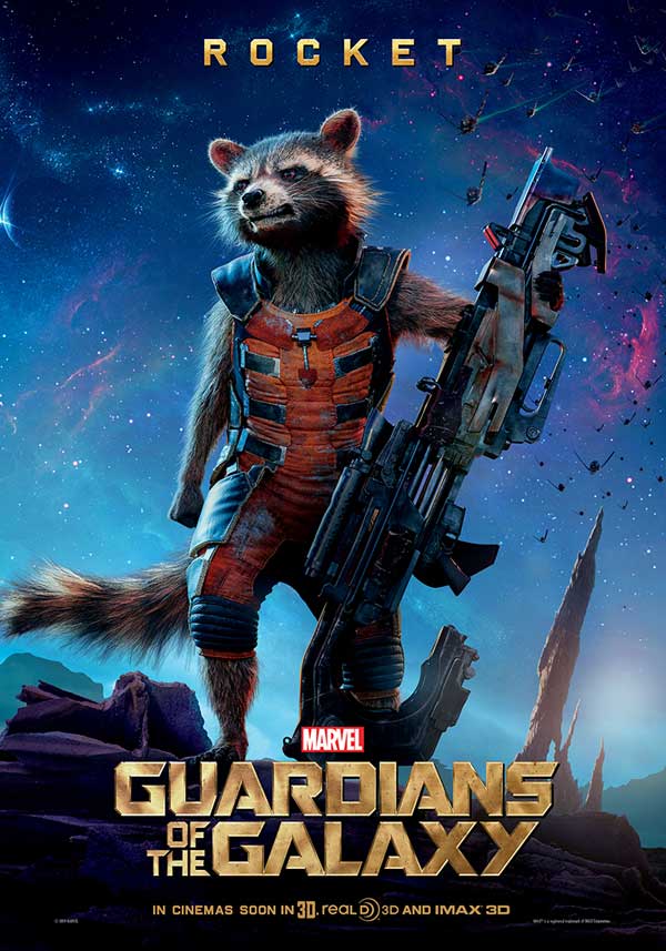 ROCKET Guardians of the Galaxy movie poster