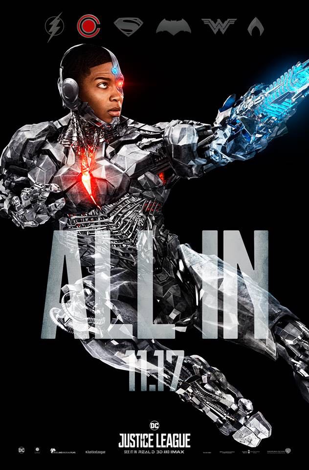 Cyborg Justice League Character Posters