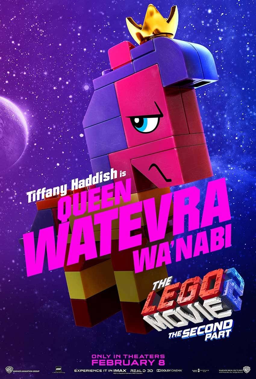 LEGO movie QUEEN character movie poster
