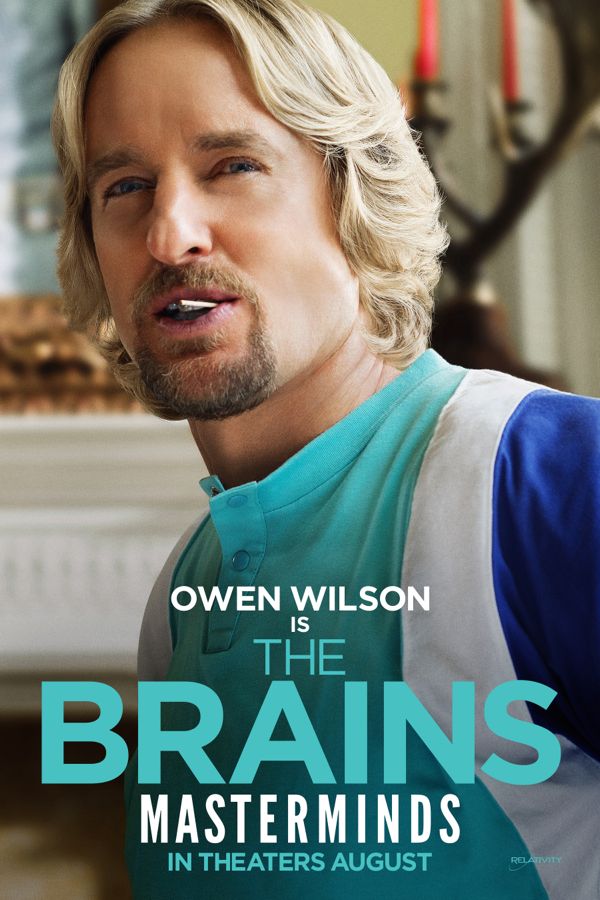 Masterminds movie posters OwenWilson