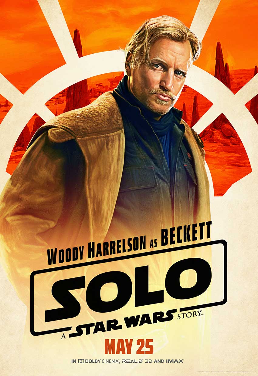 Solo Beckett Star Wars movie poster