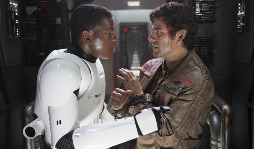 Star Wars:The Force Awakens John Boyega Oscar Isaac
