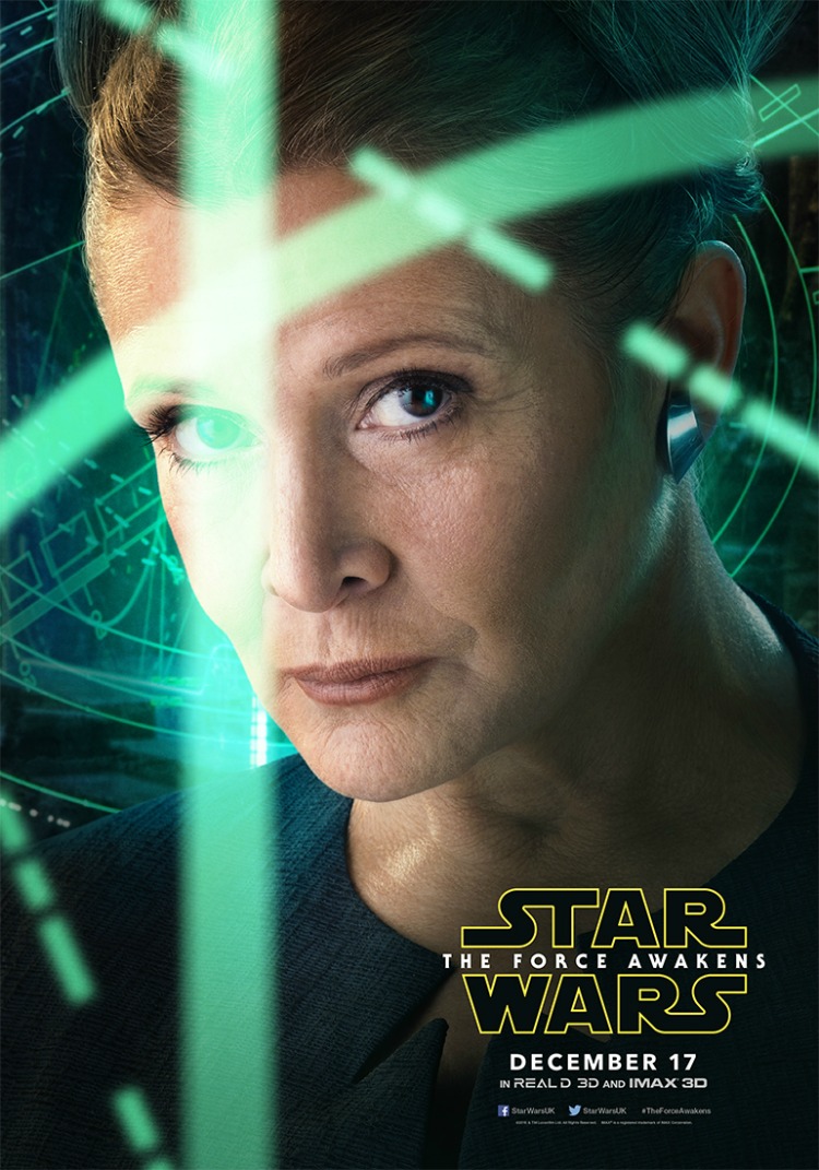 Star Wars ForceAwakens LEIA poster