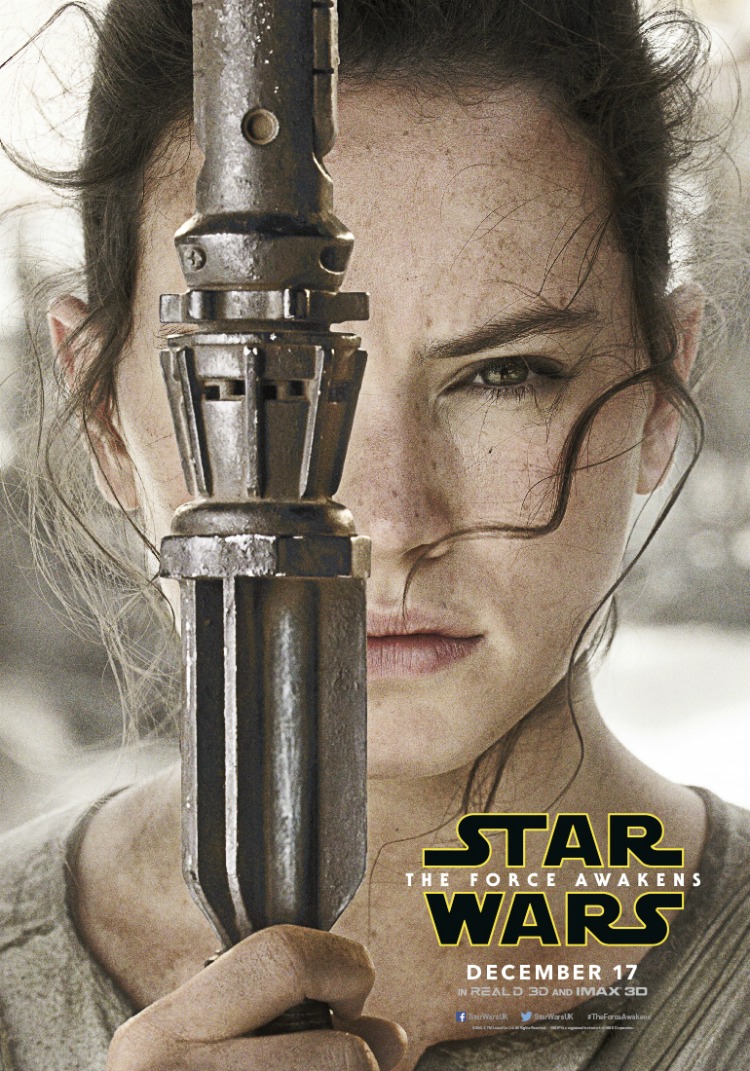 Star Wars ForceAwakens Rey poster