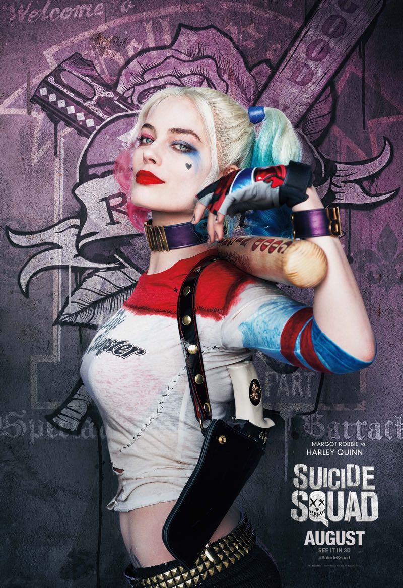 Harley Quinn Suicide Squad character poster