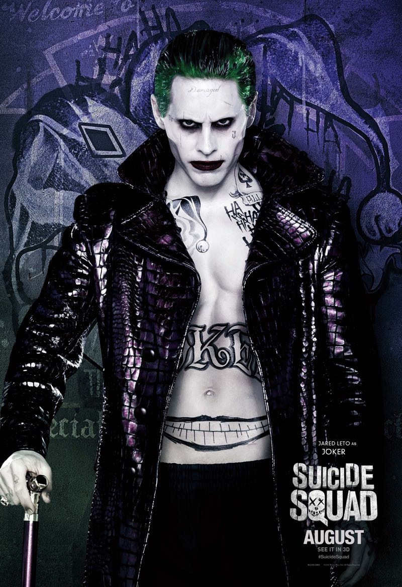 Joker Suicide Squad character poster