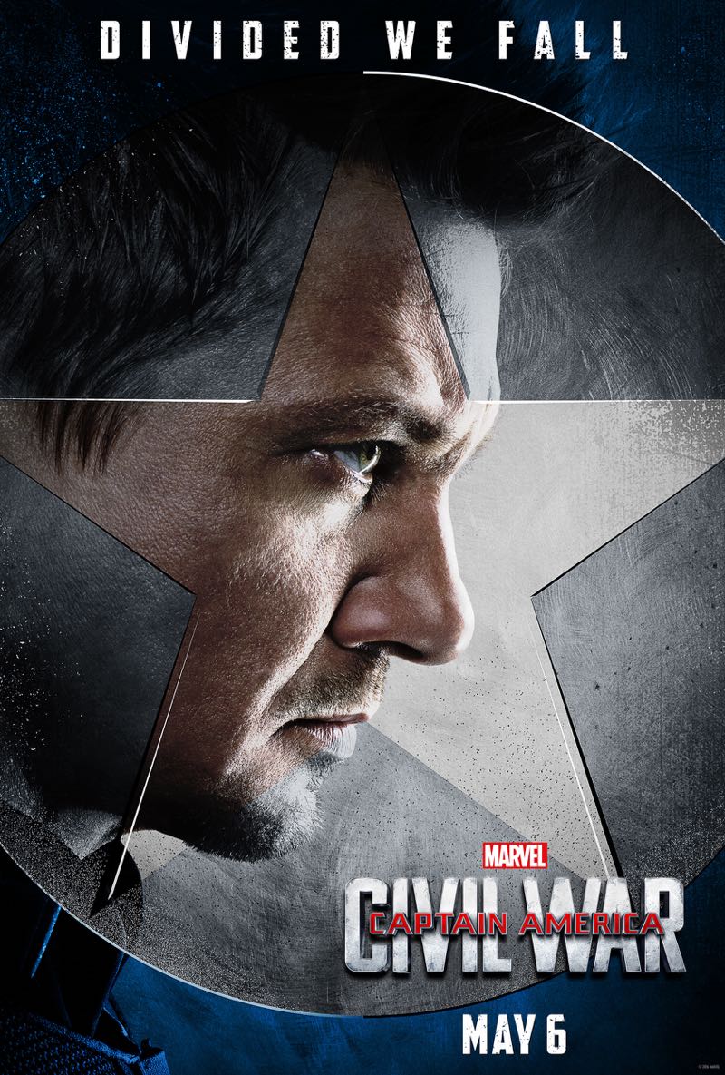 CaptainAmerica team movie posters Hawkeye