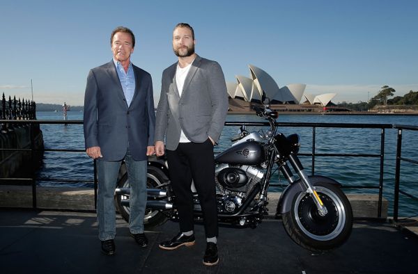 Arnold Schwarzenegger Jai Courtney Terminator Genisys Australia2