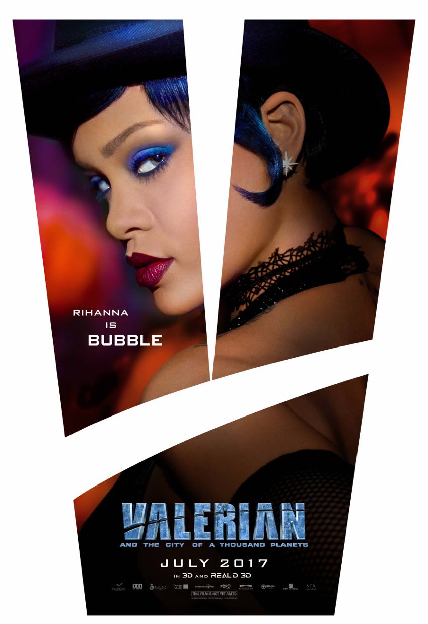 Valeruab and the City of a Thousand Planets posters Rihanna
